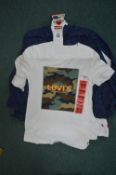 Five Levi’s T-Shirts & Hoodies Sets Size: M 7-8y