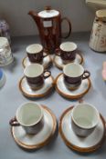 Vintage Poole Pottery Coffee Set
