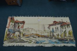 Retro Tapestry Wall Hanging of Venice