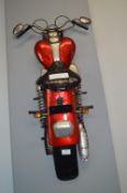 Metal Motorbike Wall Art
