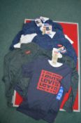 Five Levi’s T-Shirts & Hoodies Sets Size: L 10-12y