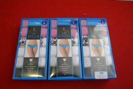 *Three 6pks Women’s Bikini Briefs Size: L