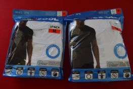 *Five 32 Degrees Cool White T-Shirts Size: M