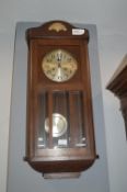 1930's Oak Cased Wall Clock (working condition wit