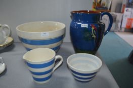 T.G. Greene Mixing Bowl, and a Large Torquay Ware