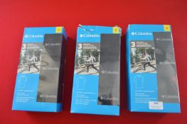 *Three 3pks Columbia Black Crewneck Cotton T-Shirts Size: S