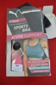 *Puma Sports Bras 2pk Size: S