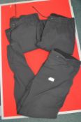 *Three Berghaus Men’s Black Lightweight Trousers Size: XL