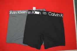 *Two Calvin Klein Men’s Boxers Size: M