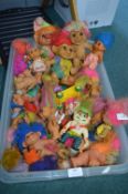 Large Collection of Troll Dolls