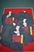 Five Levi’s T-Shirts & Hoodies Sets Size: S 6y