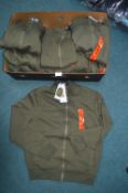 *Ten Peter Worth Men’s Zip Up Khaki Tops Size: M