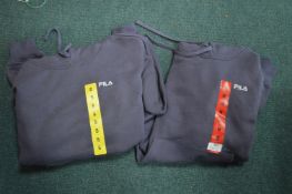 *Three Fila Hooded Tops (mixed sizes)