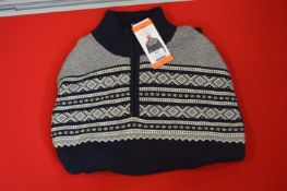 *Weatherproof Vintage Men’s Nordic Style Jumper in Blue Size: XXL