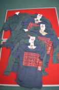 Five Levi’s T-Shirts & Hoodies Sets Size: M 7-8y