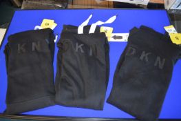 *Three DKNY Black Hooded Dresses Size: S