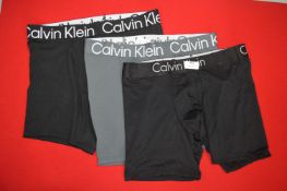 *Three Calvin Klein Men’s Boxers Size: M
