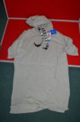 *DKNY Grey Hooded Dress Size: L