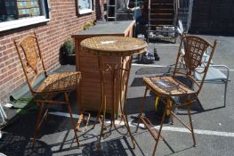 High Table and Two Barstools