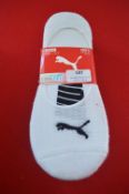 *Puma Men’s Trainer Socks 6pk Size: 6-8