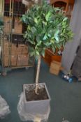 *Artificial Bay Tree in Grey Planter