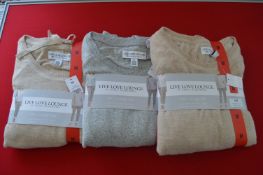 *Three Assorted Karen Neuburger 2pc Lounge Sets Size: M