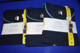 *Three Carole Hochman 2pc Navy Pyjama Sets Size: S