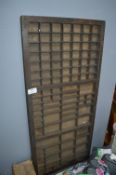 Vintage Printers Type Tray