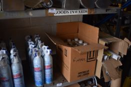 *24x Stain Extinguishers, 7x Fabric Protector, plus a Box of Starter Switches, and Fluorescent