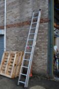 *12 Rung Double Extending Ladder