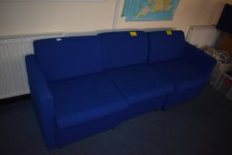 *Three Blue Reception Chairs