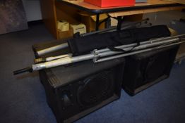 *Four Speakers with Stands