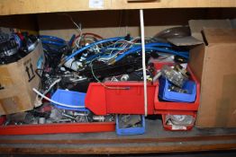 *Contents of Cupboard to Include Valves, Connections, Pumps for Parts, etc.