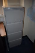 *Bisley Grey Four Drawer Foolscap Filing Cabinet