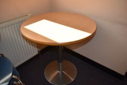 *Circular Pedestal Table