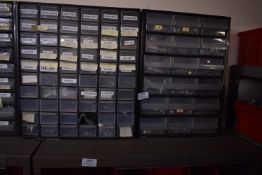 *Two Multi Drawer Organisers (one 37x16x41cm and one 30x15x41cm) and Contents