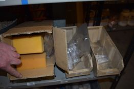 *Galvanised Bucket, Box of Sponges, Leather Glue, etc.