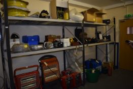 *Racking with Mesh Shelving 92x360cm x 210cm tall (collection by appointment, buyer to dismantle)