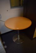 *Circular Pedestal Table 75cm diameter 75cm tall