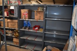 *Three Bays of Grey Racking 100cm wide Each Bay x 180cm tall (collection by appointment)