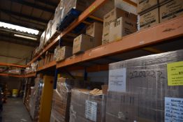 *Four Bays Pallet Racking 3ft x 11ft x 12ft Comprising Five Uprights and Sixteen Cross Beams (