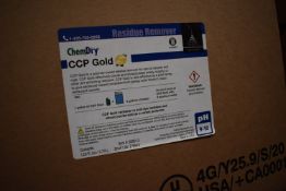 *4x 3.79L of ChemDry CCP Gold Carpet Residue Remover