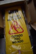 *Box of Eight Wet Floor Signs