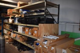 *Two Bays of Racking 93” tall 9ft long, 3ft wide, Comprising Three Uprights, Twenty Cross Beams, and