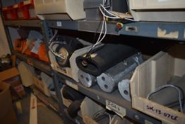 *Contents of Shelf to Include Lin Bins and Contents, Aluminium Housings, etc,