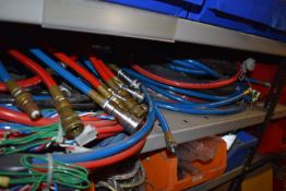 *Quantity of Lin Bins and Contents, Assorted Air Pipes, etc.