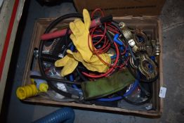 *Tray of Pipes, Clips, Wire Brush, etc.