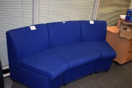 *Sectional Three Seat Reception Sofa