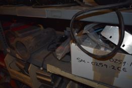 *Contents of Shelf to Include Red Trays and Contents, Filter Mesh, and a Box of Parts