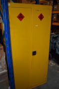 *Yellow Hazardous Substances Locker 46x92cm x 180cm tall (Contents not included)
